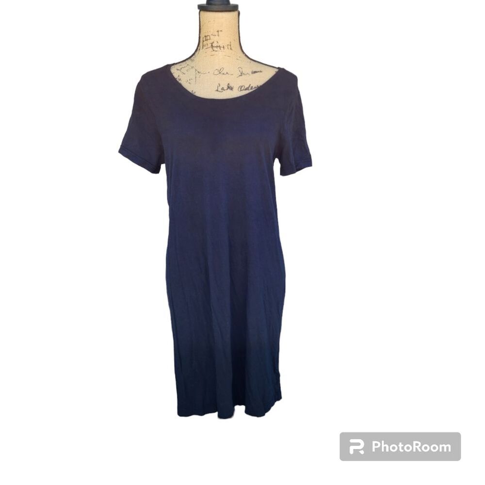 Gap T Shirt Dress‎ Womens SZ Large Casual Simple Everyday Summer Momcore Nuetral